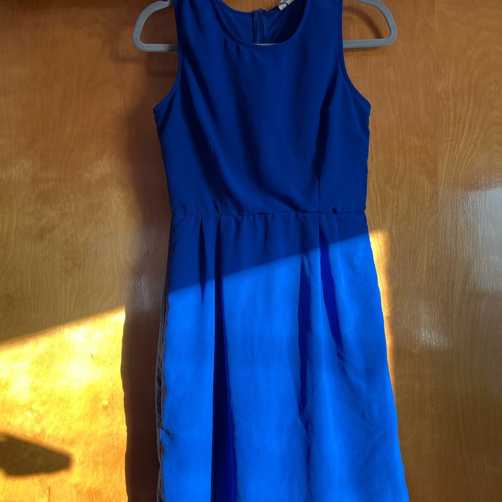 Blue Sleeveless Dress